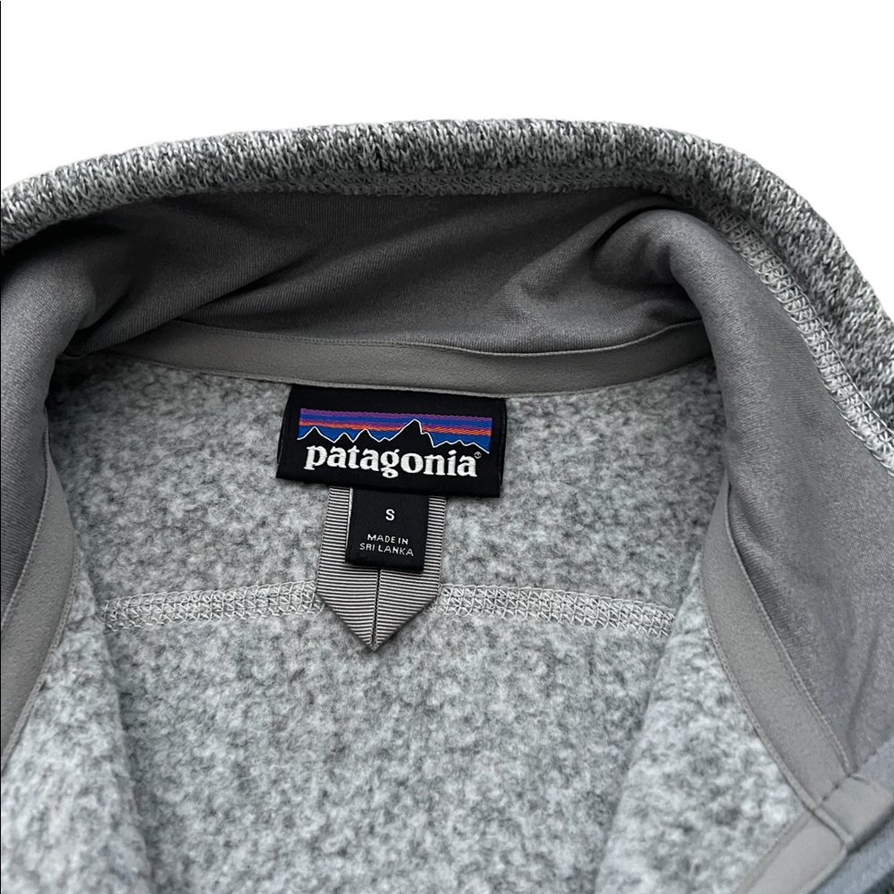 SOLD Patagonia Better Sweater Gray Zip Vest - Picture 2 of 7